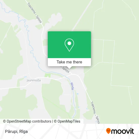 Pārupi map