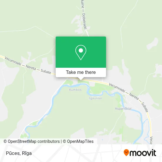 Pūces map