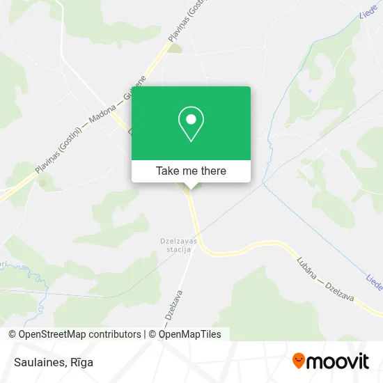 Saulaines map