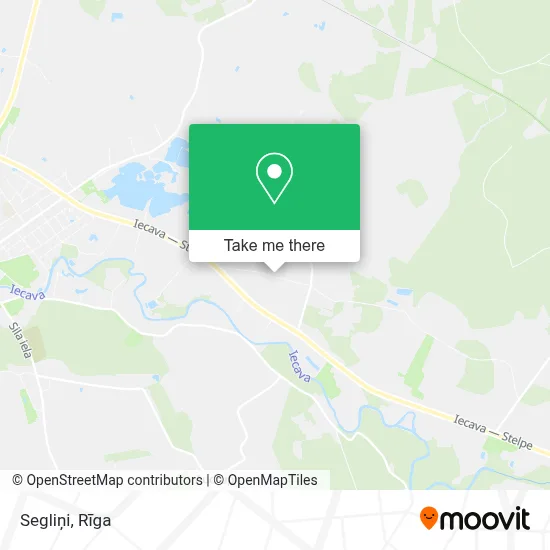 Segliņi map