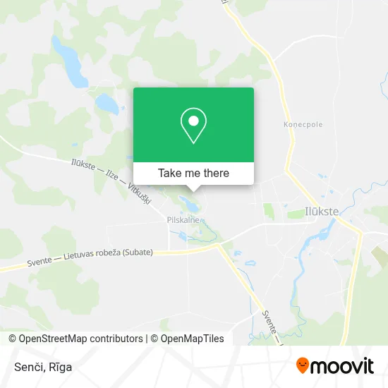 Senči map