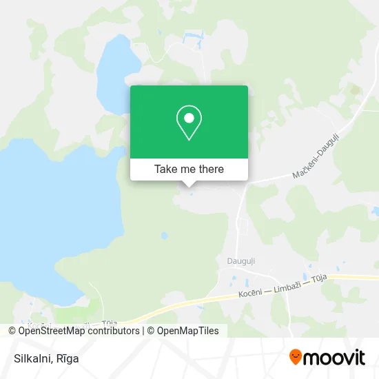 Silkalni map