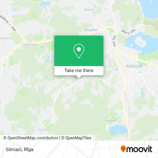 Silmači map