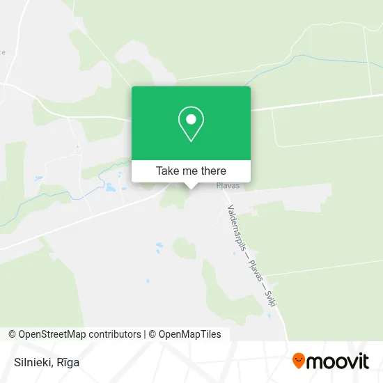 Silnieki map