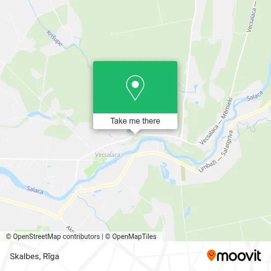 Skalbes map