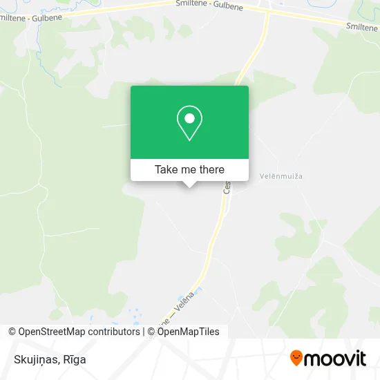 Skujiņas map