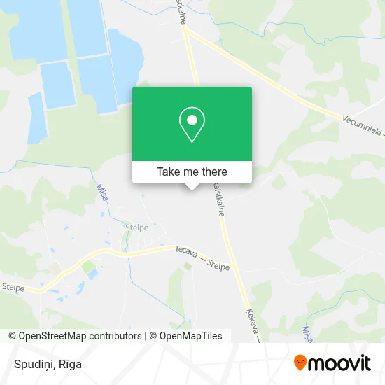 Spudiņi map