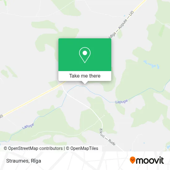Straumes map