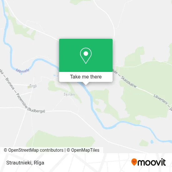 Strautnieki map