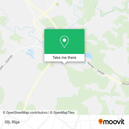 Sīļi map