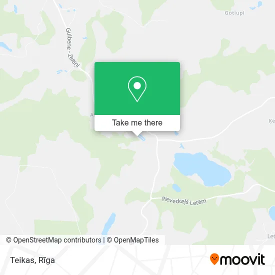 Teikas map