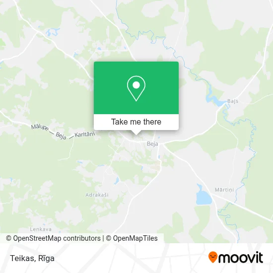 Teikas map