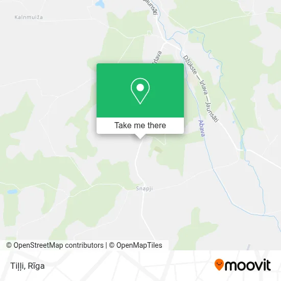 Tiļļi map