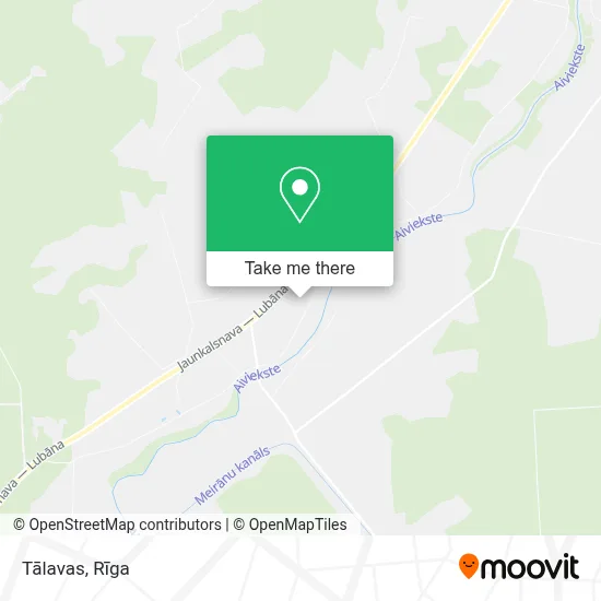 Tālavas map