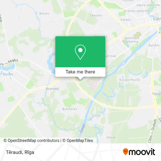 Tēraudi map