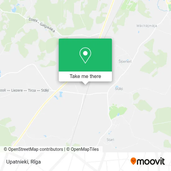 Upatnieki map