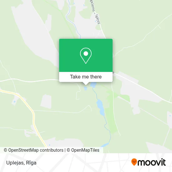 Uplejas map