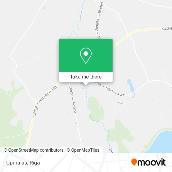 Upmalas map