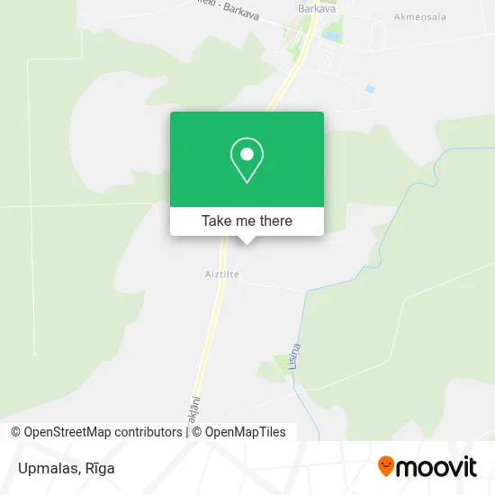 Upmalas map
