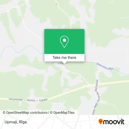 Upmaļi map