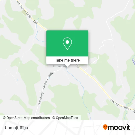 Upmaļi map