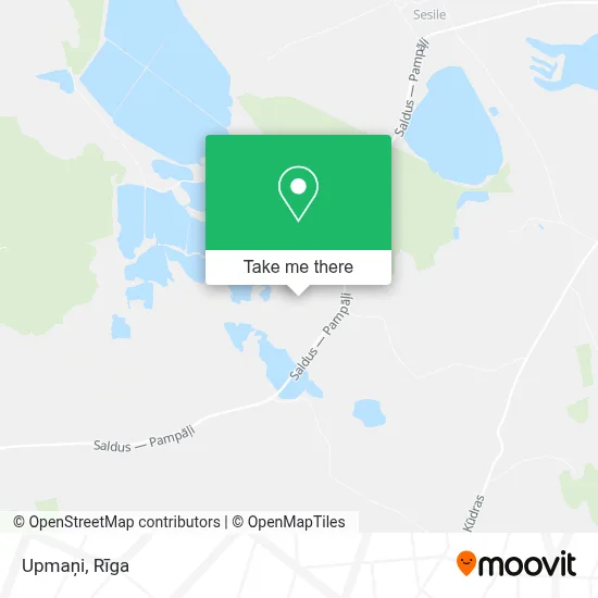 Upmaņi map