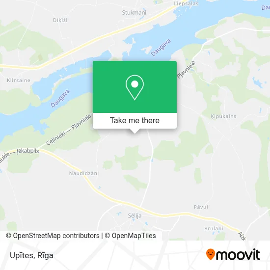 Upītes map