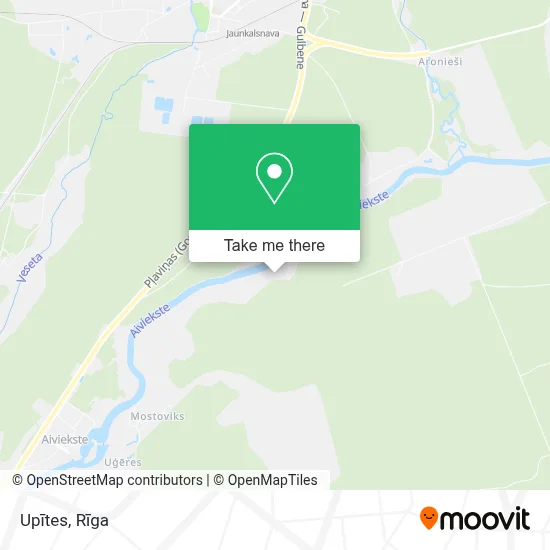 Upītes map