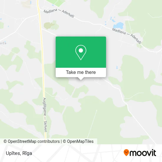 Upītes map