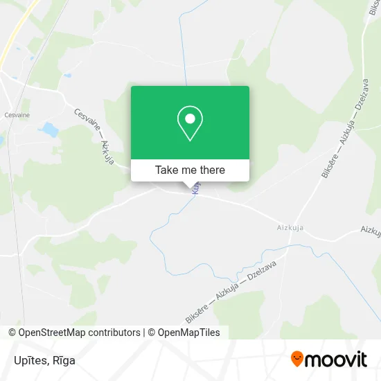 Upītes map