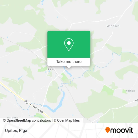 Upītes map