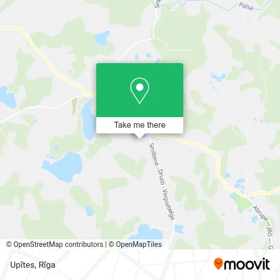 Upītes map
