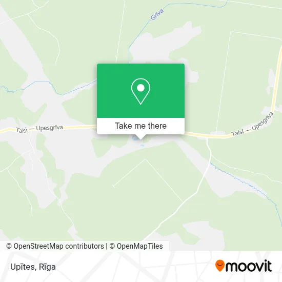 Upītes map