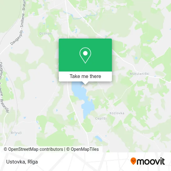 Ustovka map