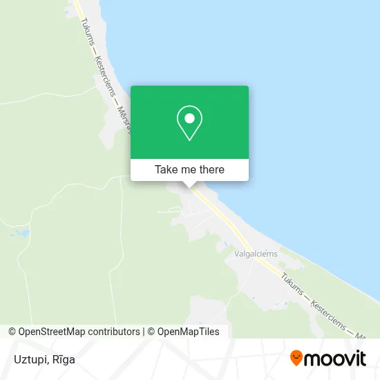Uztupi map