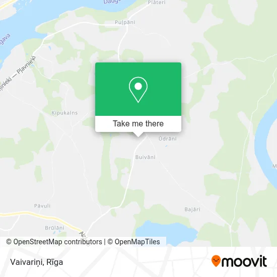 Vaivariņi map