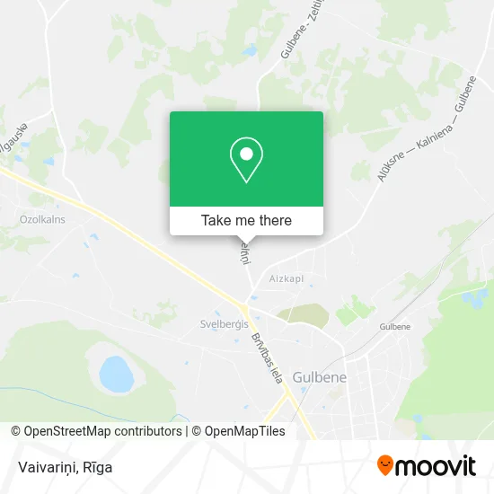 Vaivariņi map
