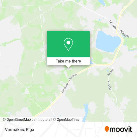 Varmākas map