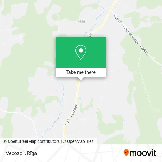 Vecozoli map