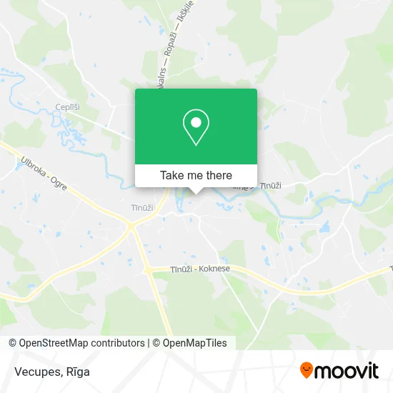 Vecupes map