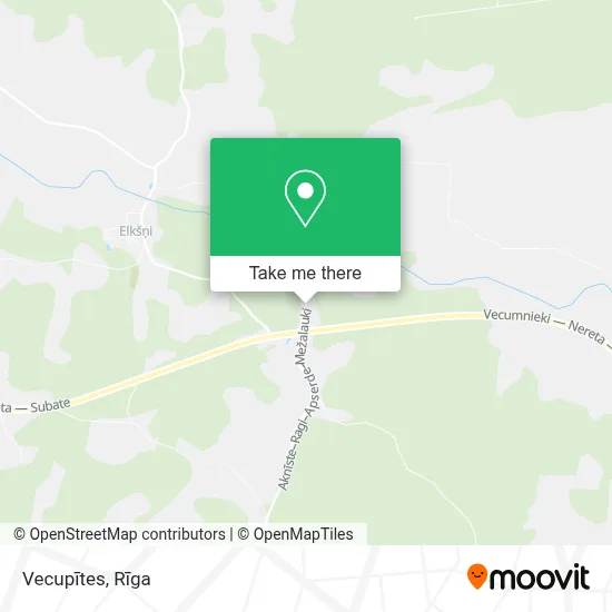 Vecupītes map