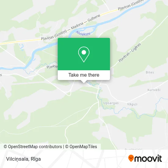 Vilciņsala map