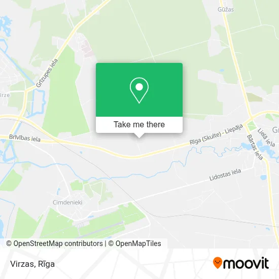 Virzas map