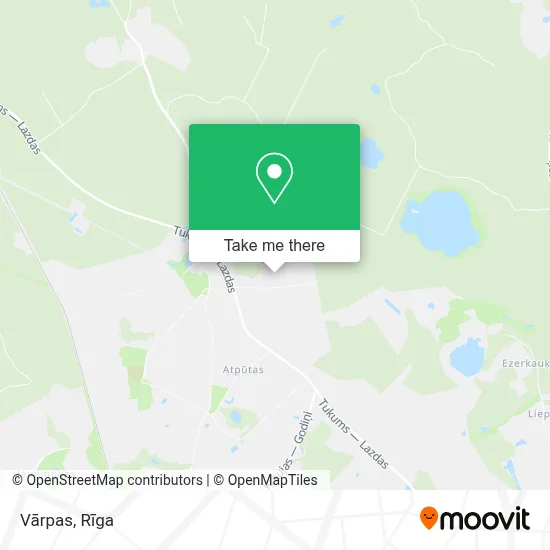 Vārpas map