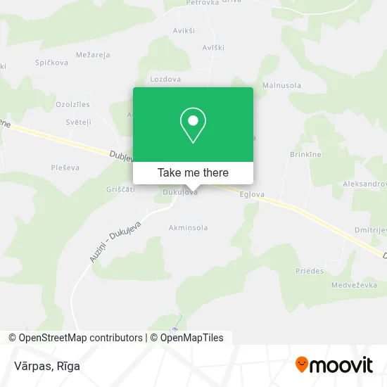 Vārpas map