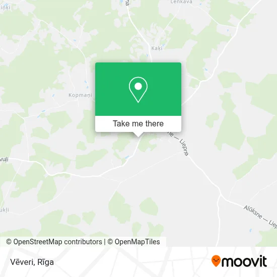 Vēveri map