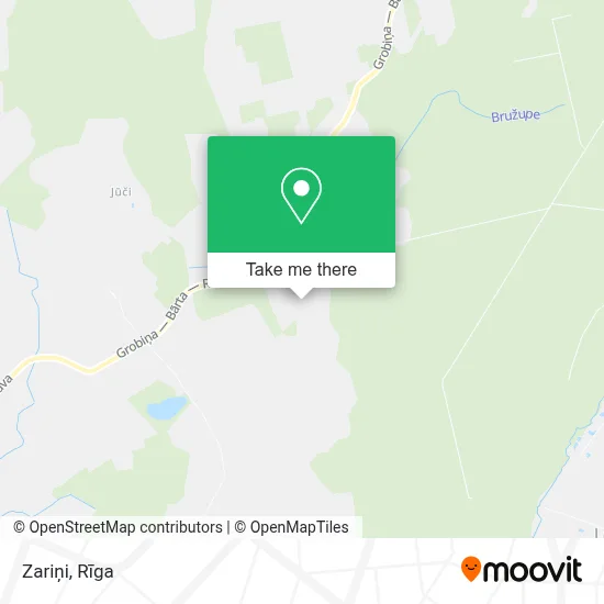 Zariņi map