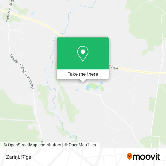 Zariņi map