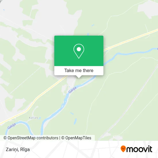 Zariņi map