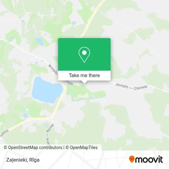 Zaļenieki map